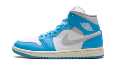 Jordan 1 Mid WMNS "Dark Powder Blue White Sail Neutral Grey" BQ6472 400