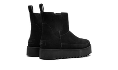 WMNS Chelsea Platform Mini "Black Suede" 1158051 BLK