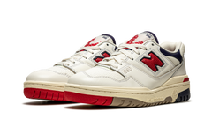 550 "Aime Leon Dore - White Navy Red" BB550A3
