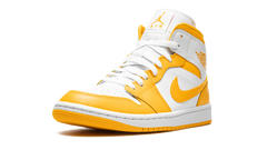JORDAN 1 MID WMNS "White / University Gold" BQ6472 117