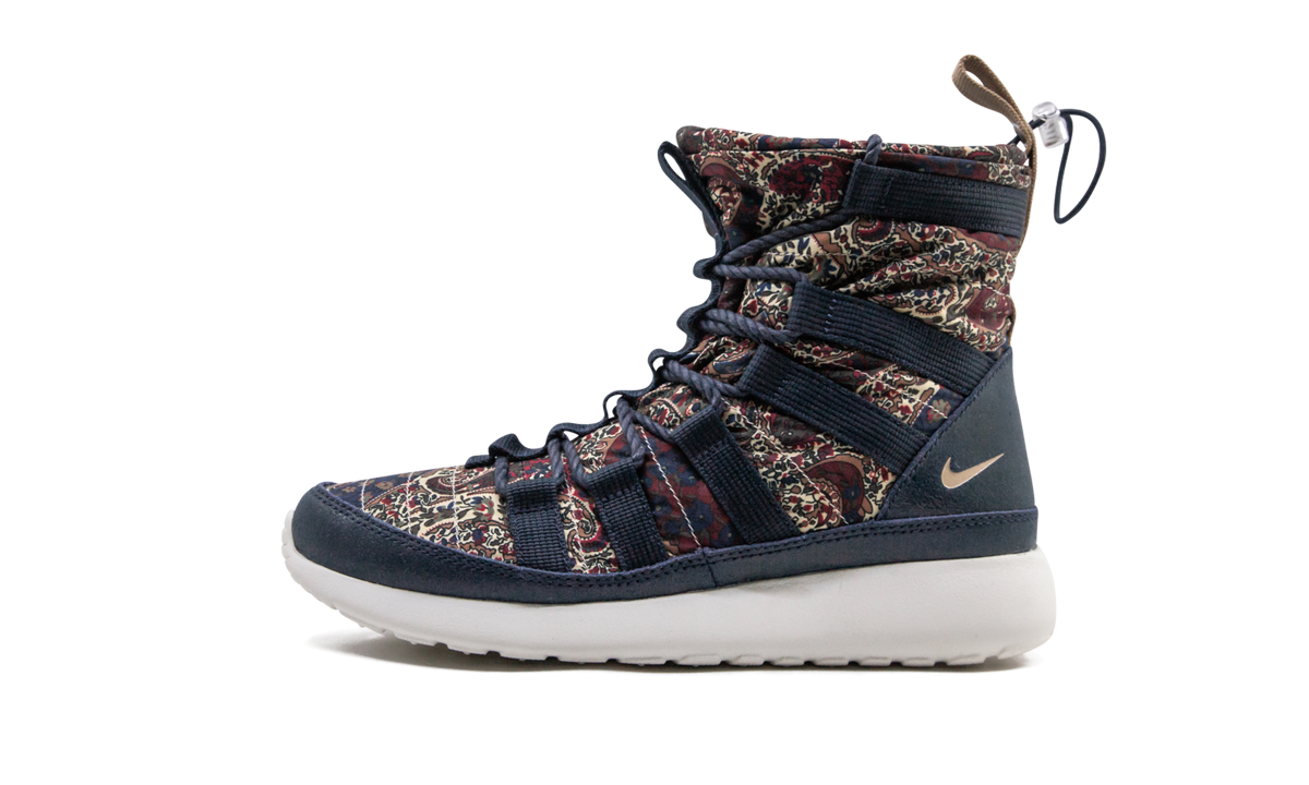 Roshe Run Hi Sneakerboot QS WMNS "Liberty of London Armory Navy" 633519 402
