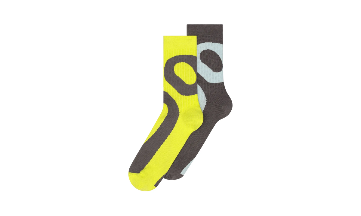 Liquid Logo Sock High 2P "Lime Eclipse" 2UF10133363