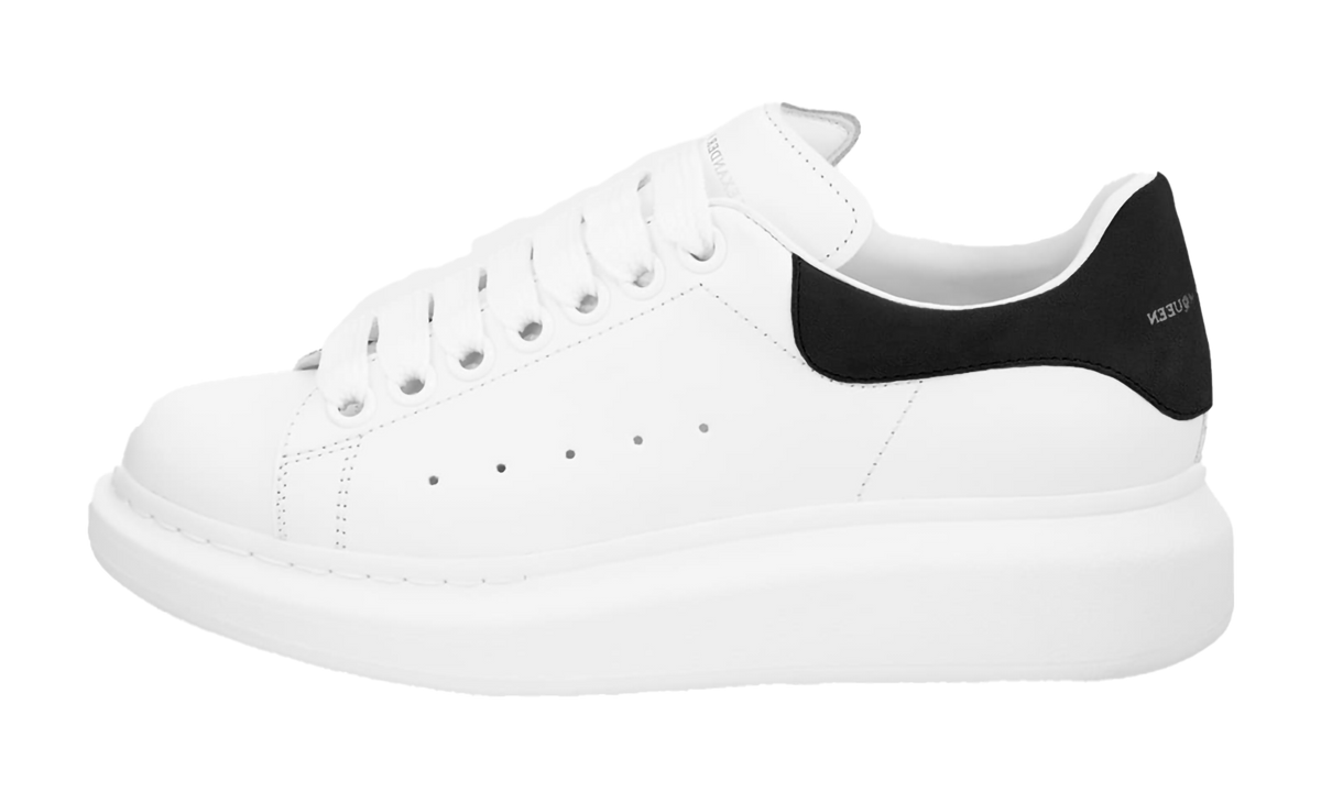 Alexander McQueen Wmns Oversized Sneaker "White Black" 553770WHGP7 9061