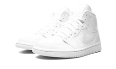 AIR JORDAN 1 MID WMNS "Triple White" BQ6472 100