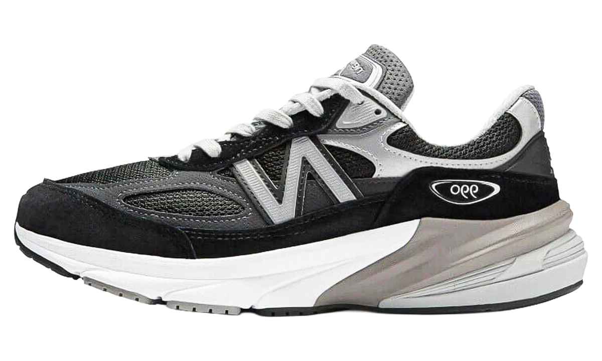 990v6 Made in USA "4E Wide - Black Silver" M990BK6 4E