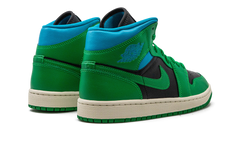 AIR JORDAN 1 MID WMNS "Lucky Green Aquatone" BQ6472 033