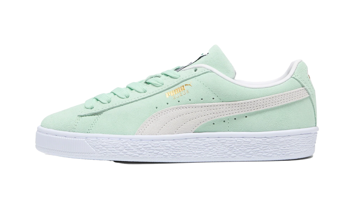 Suede Classic 21 WMNS "Fresh Mint White" 398273 03