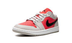 AIR JORDAN 1 LO WMNS "Light Iron Ore / Siren Red" DC0774 060