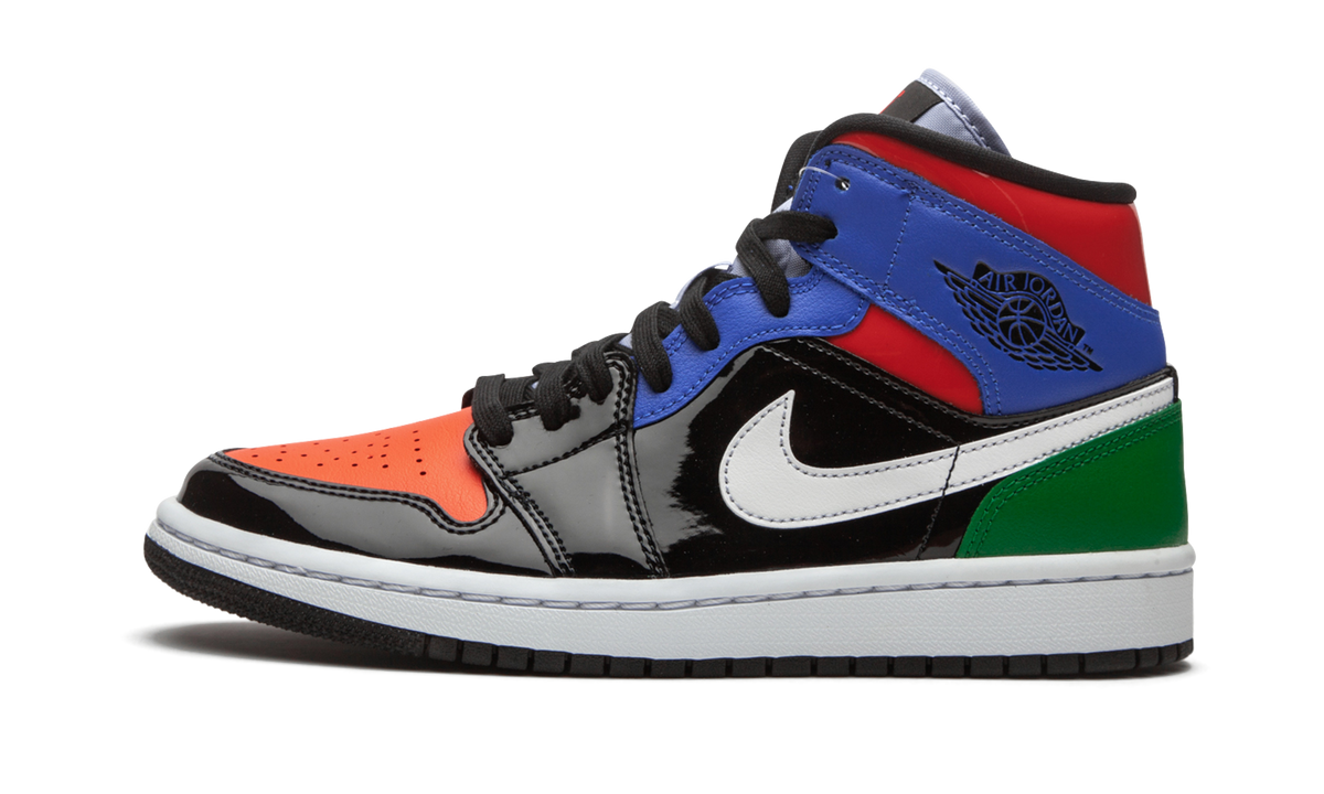 AIR JORDAN 1 MID SE WMNS "Multicolor Patent" CV5276 001