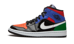 AIR JORDAN 1 MID SE WMNS "Multicolor Patent" CV5276 001