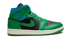 AIR JORDAN 1 MID WMNS "Lucky Green Aquatone" BQ6472 033
