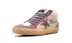 MID STAR DOUBLE QUARTER NYLON AND NAPPA UPPER SUEDE STAR AND HEEL WITH SPUR "WISTFUL MAUVE CREAM WHITE"