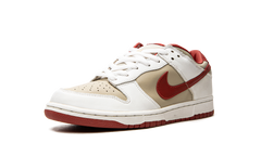 DUNK LO PRO MNS WMNS "Light Stone Varsity Red"