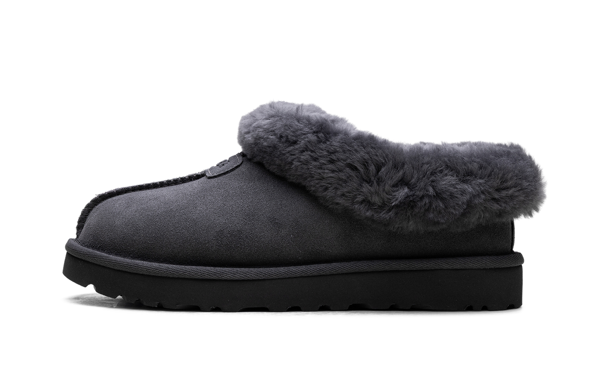 Tazzette Genuine Shearling Collar Slipper WMNS "Obsidian" 1134810 OBS