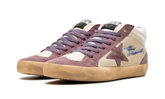 MID STAR DOUBLE QUARTER NYLON AND NAPPA UPPER SUEDE STAR AND HEEL WITH SPUR "WISTFUL MAUVE CREAM WHITE"