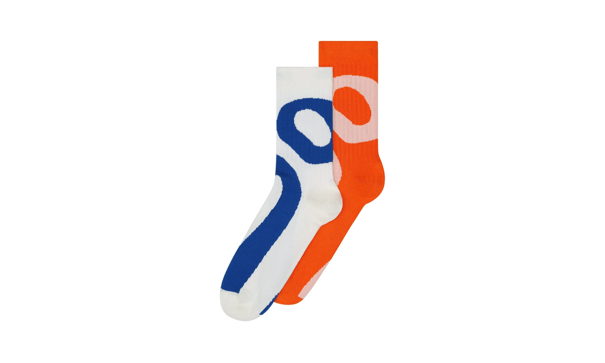 Liquid Logo Sock High 2P "Ivory Flame" 2UF10130849