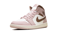 Jordan 1 Mid WMNS "Pink Oxford Brown" BQ6472 620