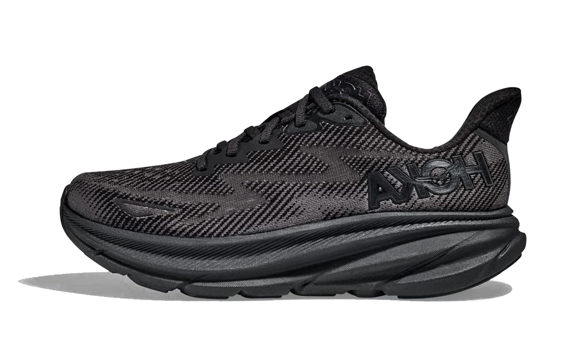W CLIFTON 9 "BLACK / BLACK" 1127896 BBLC