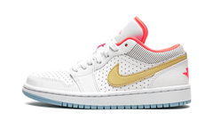 AIR JORDAN 1 LO SE WMNS "White / Sesame / Flash Crimson" DC9509 100