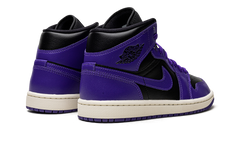 JORDAN 1 MID WMNS "Black/Purple" BQ6472 051